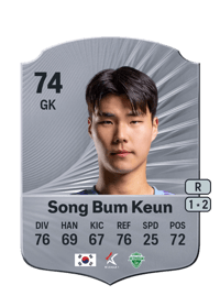 Song Bum Keun Rare 74 OVR