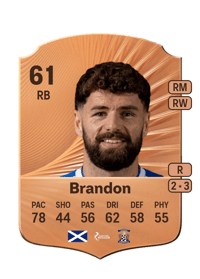 Jamie Brandon Rare 61 OVR