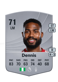 Emmanuel Dennis Common 71 OVR