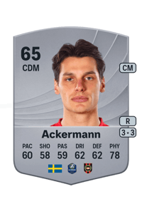 Kevin Ackermann Common 65 OVR
