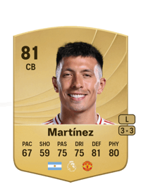Lisandro Martínez Common 81 OVR