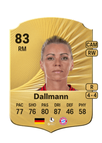 Linda Dallmann Rare 83 OVR