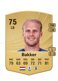 Mitchel Bakker Common 75 OVR