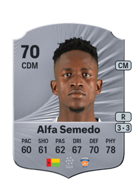 Alfa Semedo Rare 70 OVR