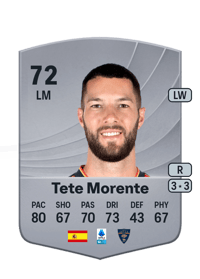 Tete Morente Common 72 OVR