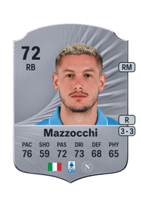 Pasquale Mazzocchi Rare 72 OVR