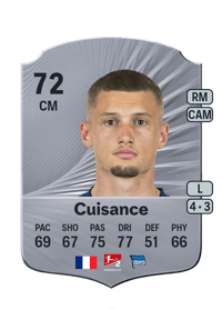 Michaël Cuisance Rare 72 OVR