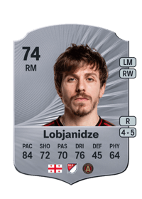 Saba Lobjanidze Rare 74 OVR