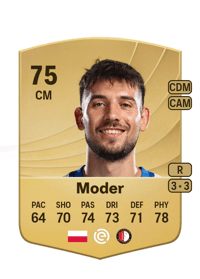 Jakub Moder Common 75 OVR