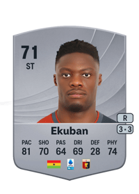 Caleb Ekuban Common 71 OVR