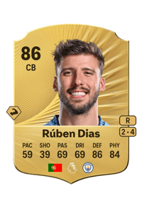 Rúben Dias Rare 86 OVR