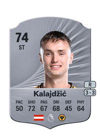 Saša Kalajdžić Rare 74 OVR