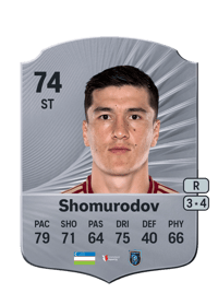 Eldor Shomurodov Rare 74 OVR