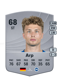 Jann-Fiete Arp Common 68 OVR