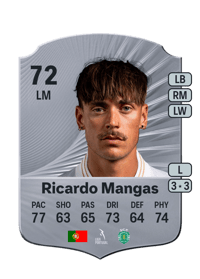 Ricardo Mangas Rare 72 OVR