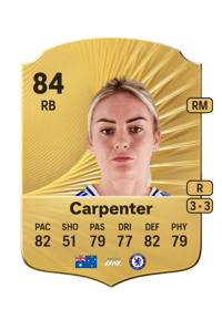 Ellie Carpenter Rare 84 OVR