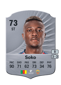 Patrick Soko Rare 73 OVR