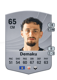 Vesel Demaku Common 65 OVR