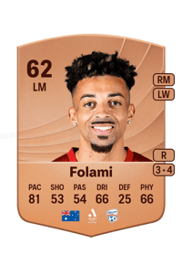 Ben Folami Common 62 OVR
