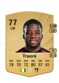 Hamed Junior Traoré Common 77 OVR