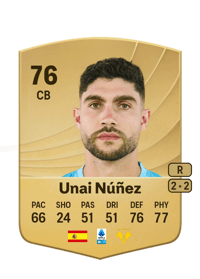Unai Núñez Common 76 OVR