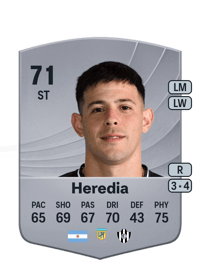 Leonardo Heredia Common 71 OVR