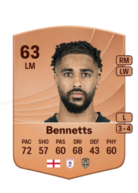 Keanan Bennetts Common 63 OVR