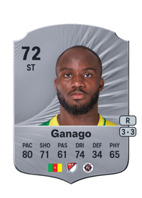 Ignatius Ganago Rare 72 OVR