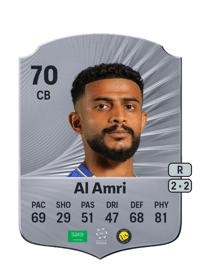 Abdulelah Al Amri Rare 70 OVR