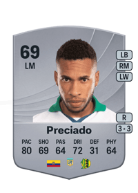 Ayrton Preciado Common 69 OVR