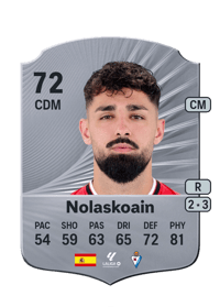 Nolaskoain Rare 72 OVR