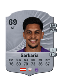 Manprit Sarkaria Rare 69 OVR