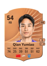 Qian Yumiao Rare 54 OVR