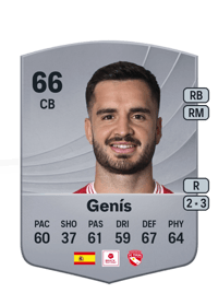 Genís Common 66 OVR