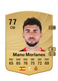 Manu Morlanes Common 77 OVR