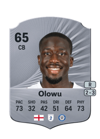Joseph Olowu Rare 65 OVR
