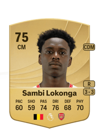Albert Sambi Lokonga Common 75 OVR