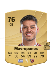 Konstantinos Mavropanos Common 76 OVR