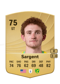 Josh Sargent Common 75 OVR