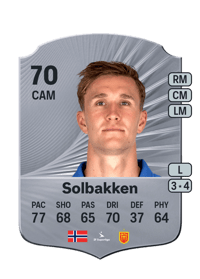 Ola Solbakken Rare 70 OVR