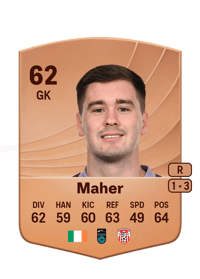 Brian Maher Common 62 OVR