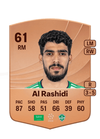 Fahad Al Rashidi Common 61 OVR