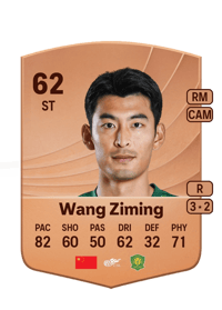 Wang Ziming Common 62 OVR