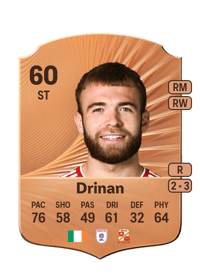 Aaron Drinan Rare 60 OVR