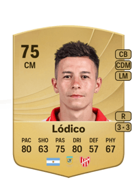 Gastón Lódico Common 75 OVR