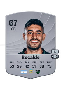 Luciano Recalde Common 67 OVR
