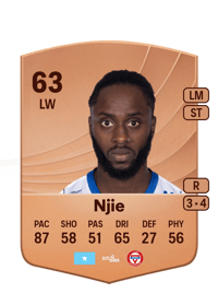 Bilal Njie Common 63 OVR