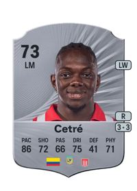 Edwuin Cetré Rare 73 OVR