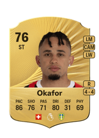 Noah Okafor Rare 76 OVR