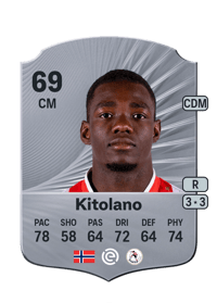 Joshua Kitolano Rare 69 OVR